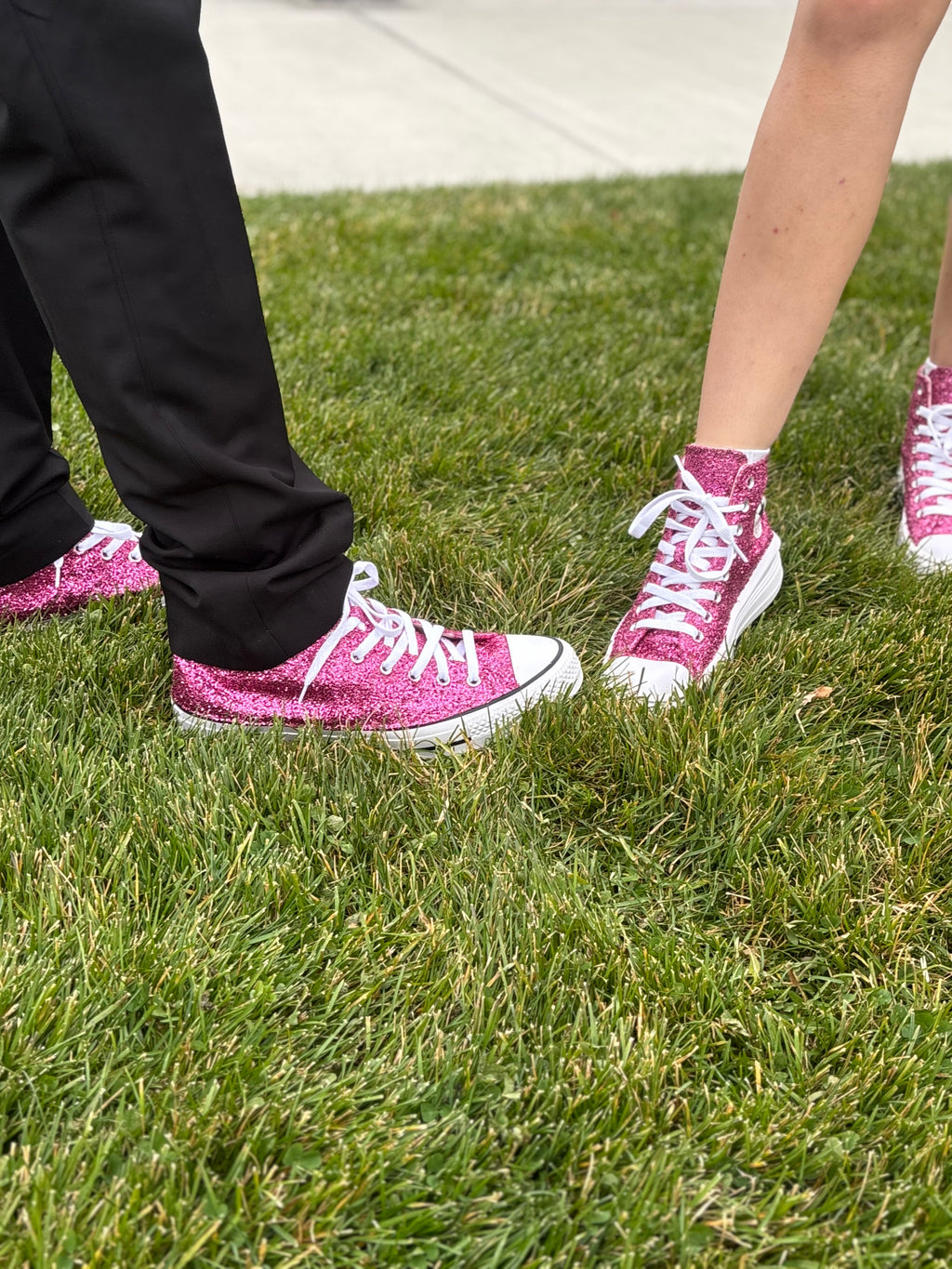 Custom Glitter Converse for Women. Pink Sparkle Sneakers Men’s & Women’s Sizes Available